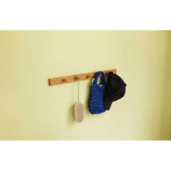 Wieszak ścienny w dekorze dębu w naturalnym kolorze 60 cm Cosplay – Hübsch-image-2