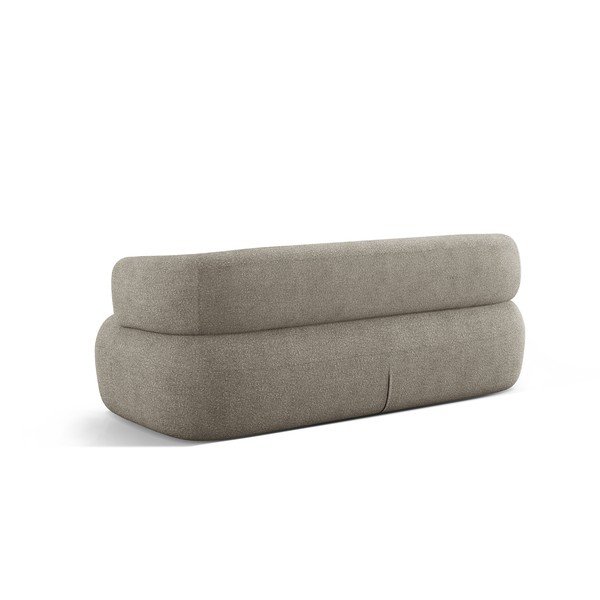 Jasnoszara sofa z materiału bouclé 178 cm Jenny – Micadoni Home-image-3
