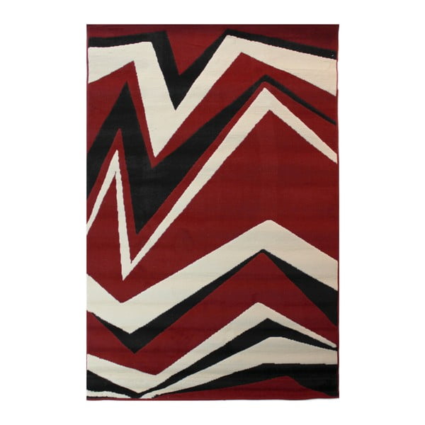 Czerwony dywan Flair Rugs Element Shard, 60x110 cm