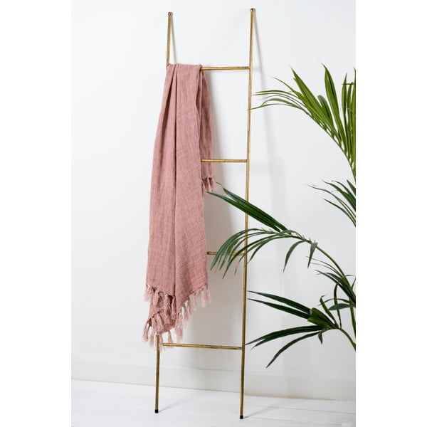 Metalowa drabinka dekoracyjna w kolorze brązu Siem – Light & Living-image-1