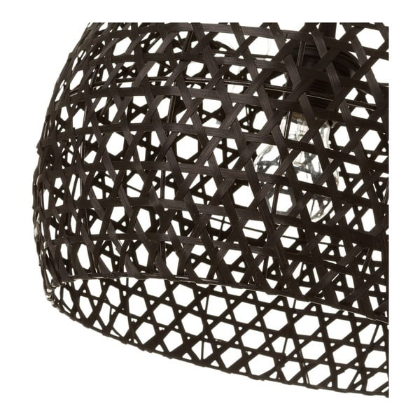 Czarna bambusowa lampa sufitowa ø 35 cm – Casa Selección-image-2