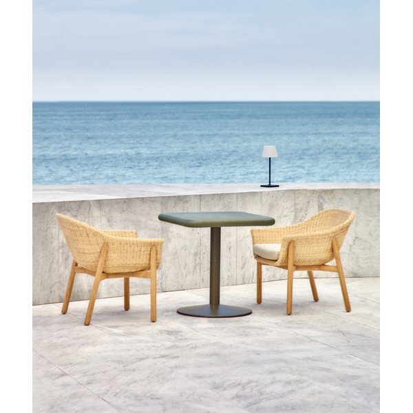 Stół ogrodowy z betonowym blatem 70x70 cm Esilda – Kave Home-image-1
