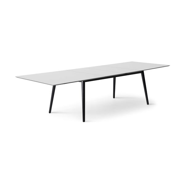 Biało-czarny rozkładany stół z białym blatem 100x210 cm Meza – Hammel Furniture-image-1