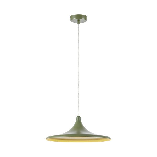 Zielona metalowa lampa wisząca LED ze ściemniaczem ø37x13 cm Beam – Markslöjd