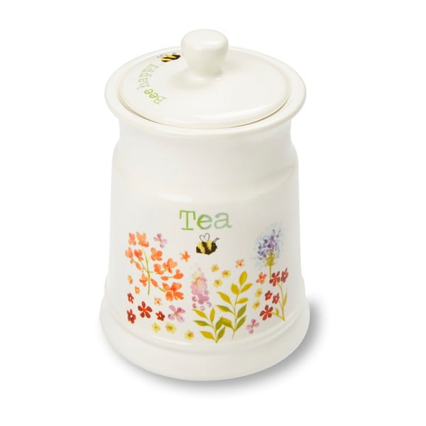 Ceramiczny pojemnik na herbatę Cooksmart ® Flowers