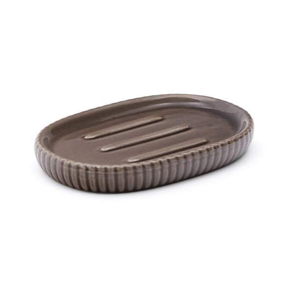 Ciemnobrązowa ceramiczna mydelniczka Selime – Kave Home