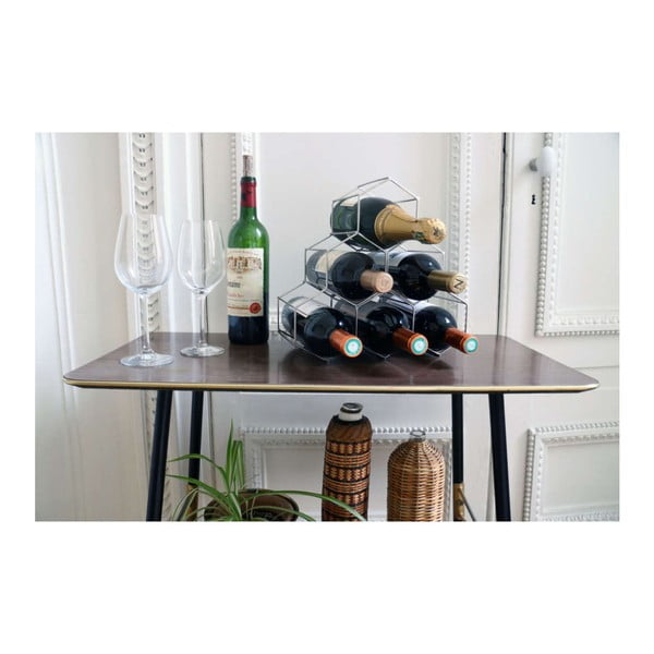 Szary metalowy stojak na wino Compactor-image-3