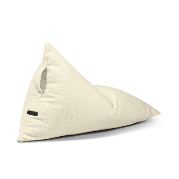 Jasnoszary dziecięcy worek do siedzenia z materiału bouclé Razzy – SLOWDOWN-image-2