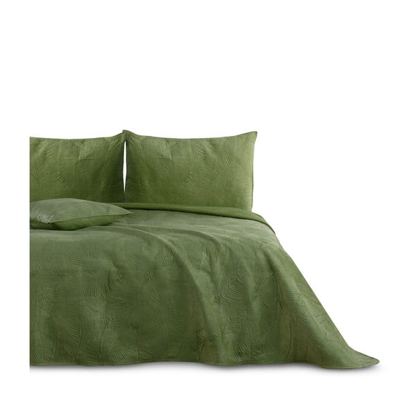 Zielona narzuta na łóżko dwuosobowe 240x260 cm Palsha – AmeliaHome