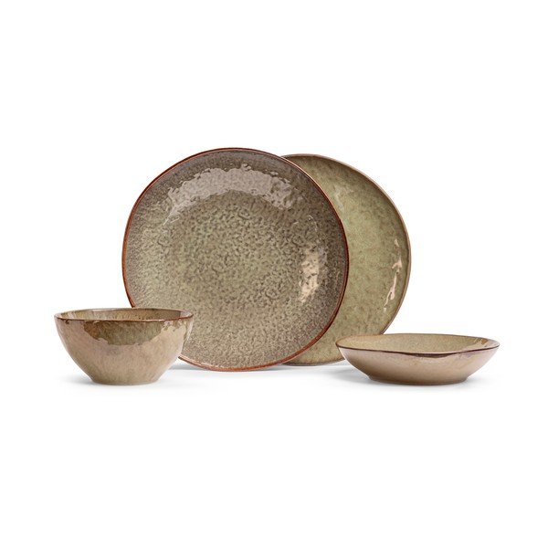 Kamionkowy zestaw talerzy 16 szt. Nephrite – Bonami Selection