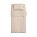 Beżowa pościel dziecięca jednoosobowa z bawełny organicznej z prześcieradłem 150x220 cm Indani – Kave Home