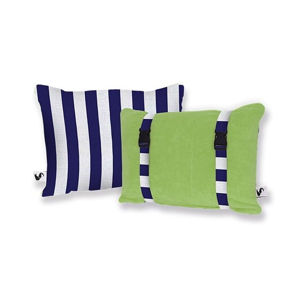 Plażowa poduszka Origama Olive Stripes