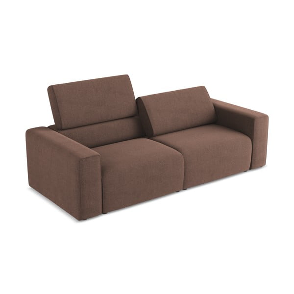 Różowa sofa modułowa 224 cm Kalea – Makamii-image-1