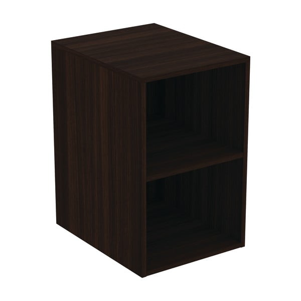 Ciemnobrązowa niska wisząca szafka łazienkowa w dekorze dębu 40x63 cm i.Life B – Ideal Standard-image-1