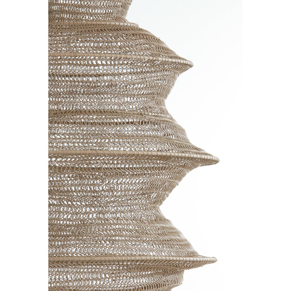 Beżowa metalowa lampa wisząca Nakisha – Light & Living (zdjęcie 7)