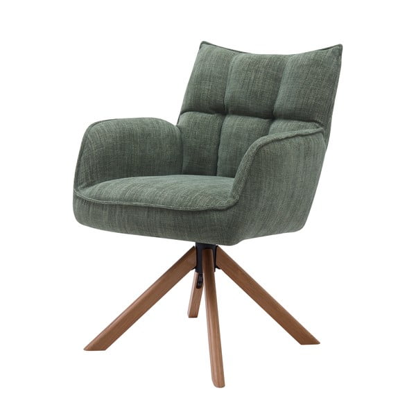 Zielone tapicerowane fotele jadalniane zestaw 2 szt. Marilla – Unique Furniture