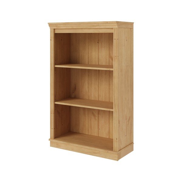 Regał z litego drewna sosnowego w jasnym naturalnym kolorze 74x118x35 cm Anita – Støraa-image-2