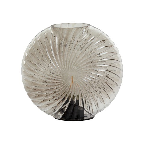 Jasnoszara lampa stołowa (wysokość 20 cm) Milado – Light & Living