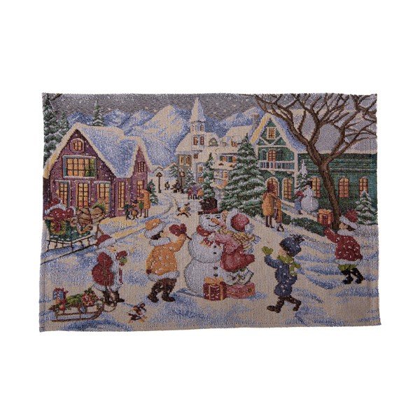 Tekstylna mata stołowa ze świątecznym motywem 33x48 cm – Dakls