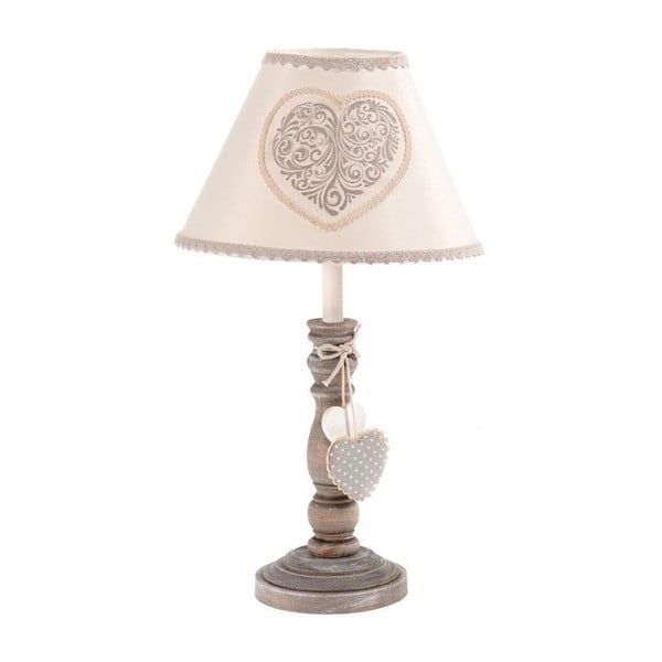 Lampa stołowa w rustykalnym stylu