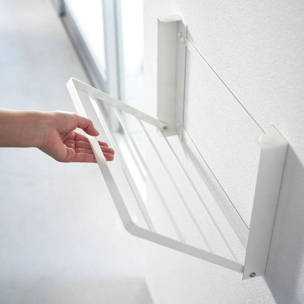 Ścienna stalowa półka łazienkowa w matowym białym kolorze Tower – YAMAZAKI-image-1