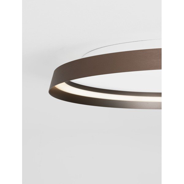 Brązowa aluminiowa lampa sufitowa LED ze ściemniaczem Ormi – Nova Luce-image-2