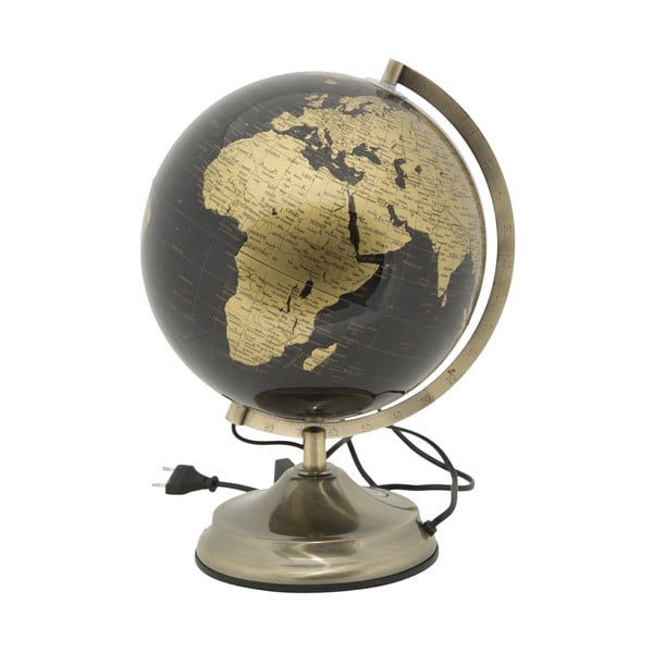Lampa stołowa w kształcie globusu Mauro Ferretti Globe Bronze, ø 25 cm