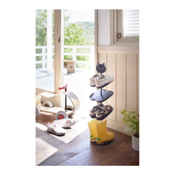 Czarna metalowa dziecięca szafka na buty Kid's Shoe Rack – YAMAZAKI-image-1