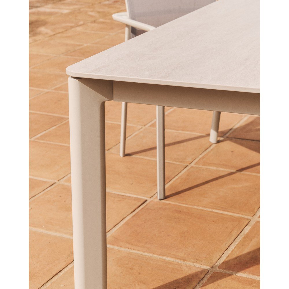 Stół ogrodowy z kamiennym blatem 100x220 cm Anafi – Kave Home (zdjęcie 4)