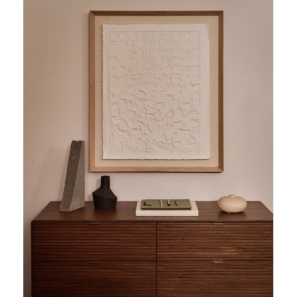 Komoda w dekorze orzecha w ciemnym naturalnym kolorze 120x75x50 cm Norlen – Kave Home-image-4