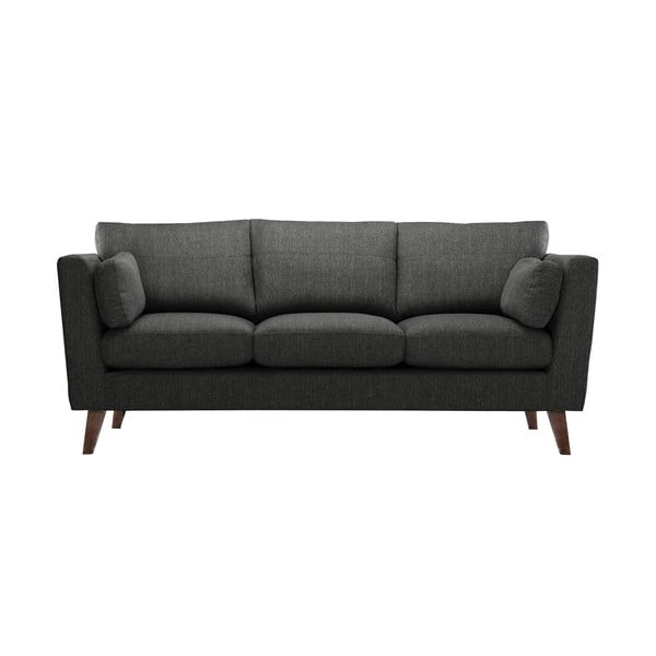 Antracytowa sofa sofa Jalouse Maison Elisa, 207 cm