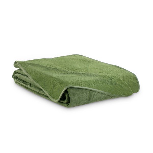 Zielona narzuta na łóżko dwuosobowe 240x260 cm Palsha – AmeliaHome-image-2