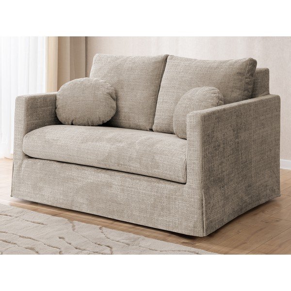 Beżowa sofa 140 cm Paphos – Ropez-image-2