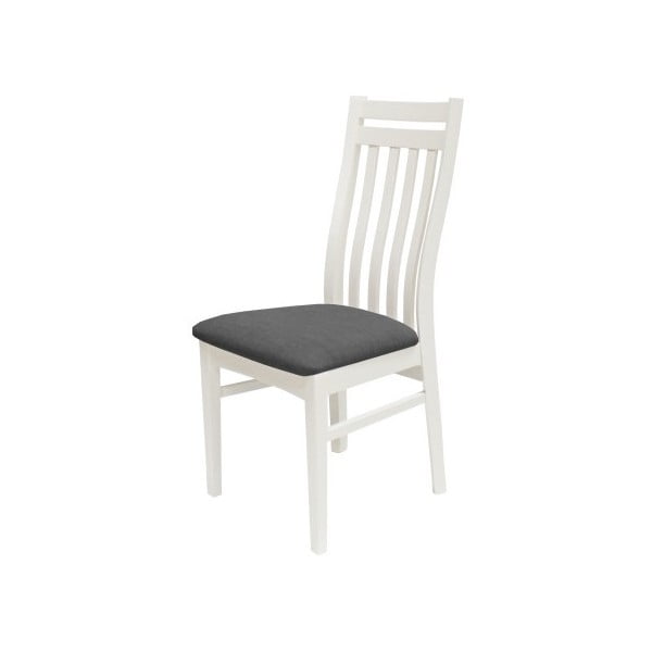 Biało-antracytowe krzesło Canett Geranium