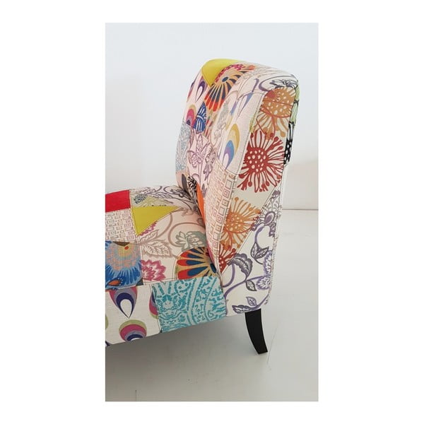 Patchworkowy fotel Castagnetti Met-image-1