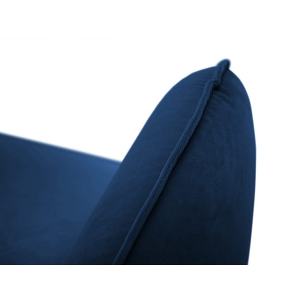 Niebieska aksamitna sofa 230 cm Vienna – Cosmopolitan Design-image-4