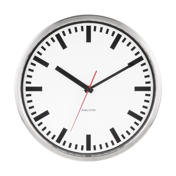 Zegar ścienny Karlsson Station, Ø 29 cm