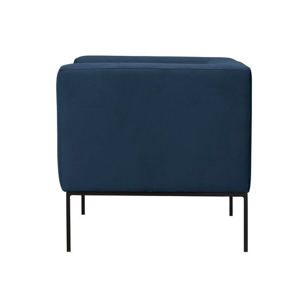 Ciemnoniebieski fotel z metalowymi nogami Windsor & Co Sofas Neptune-image-2