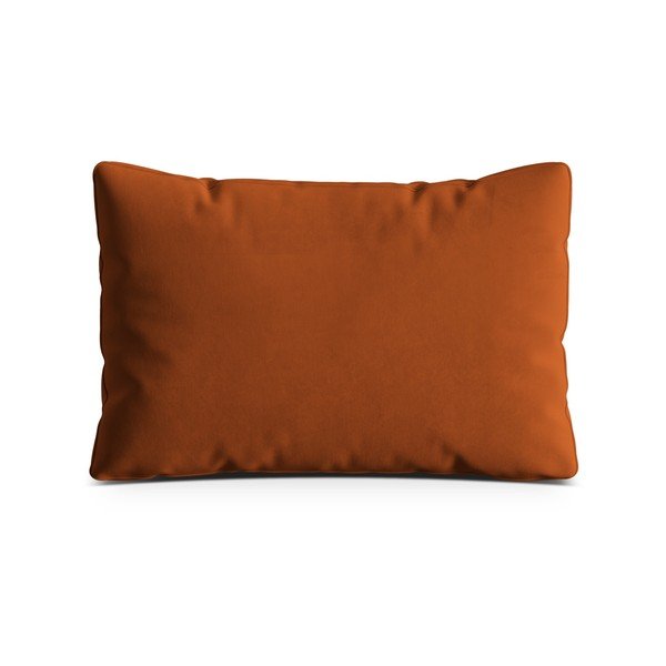 Aksamitna poduszka na sofę w kolorze terakoty Kemi – Cosmopolitan Design