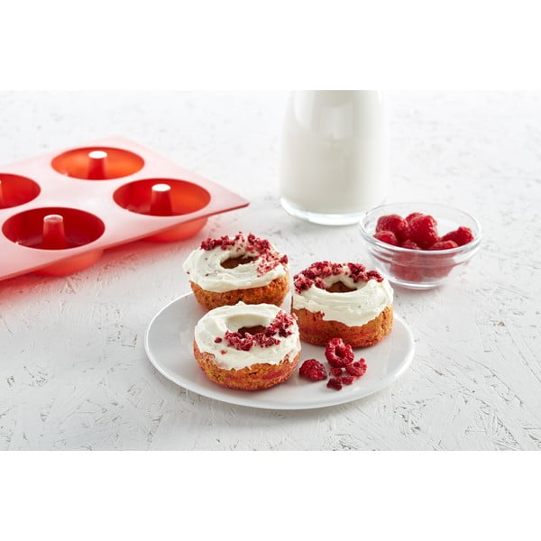 Silikonowa forma do pieczenia donutów 17,5x30,5 cm – Lékué-image-3