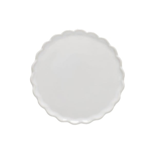 Biały kamionkowy talerz deserowy Casafina Forma, ⌀ 12 cm