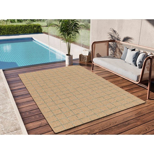 Dywan odpowiedni na zewnątrz w naturalnym kolorze 160x230 cm Pergola – Universal-image-1