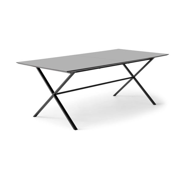 Antracytowy rozkładany stół 100x210 cm Meza – Hammel Furniture