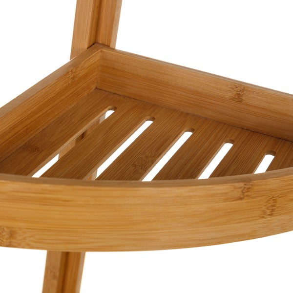 Bambusowy regał narożny trzypiętrowy Casa Selección Bamboo-image-1