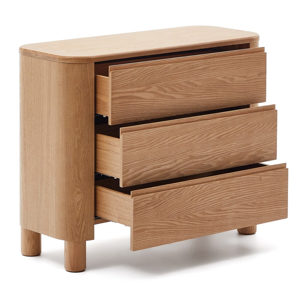 Komoda w dekorze jesionu w naturalnym kolorze 120x80x40 cm Salaya – Kave Home (zdjęcie 4)