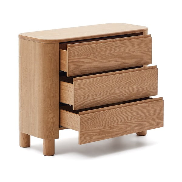 Komoda w dekorze jesionu w naturalnym kolorze 120x80x40 cm Salaya – Kave Home-image-3