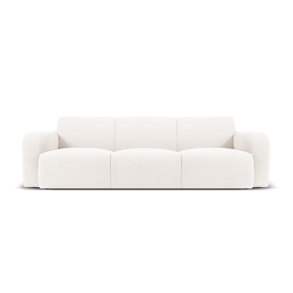 Biała sofa z materiału bouclé 235 cm Molino – Micadoni Home