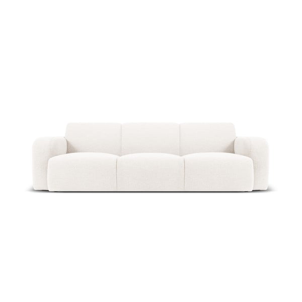 Biała sofa z materiału bouclé 235 cm Molino – Micadoni Home