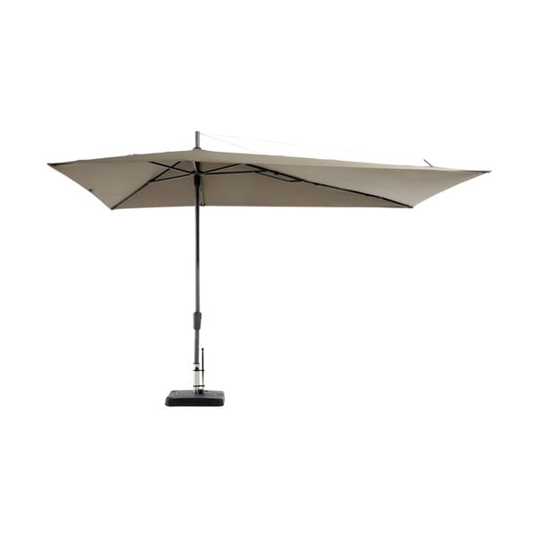 Szary parasol ogrodowy 220x360 cm Asymetriq − Madison