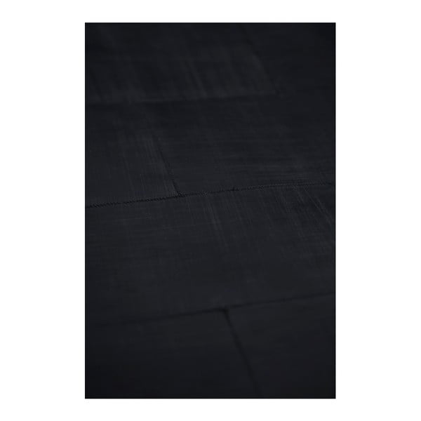 Czarny dywan z prawdziwej skóry Fuhrhome Athens, 120x180 cm-image-1